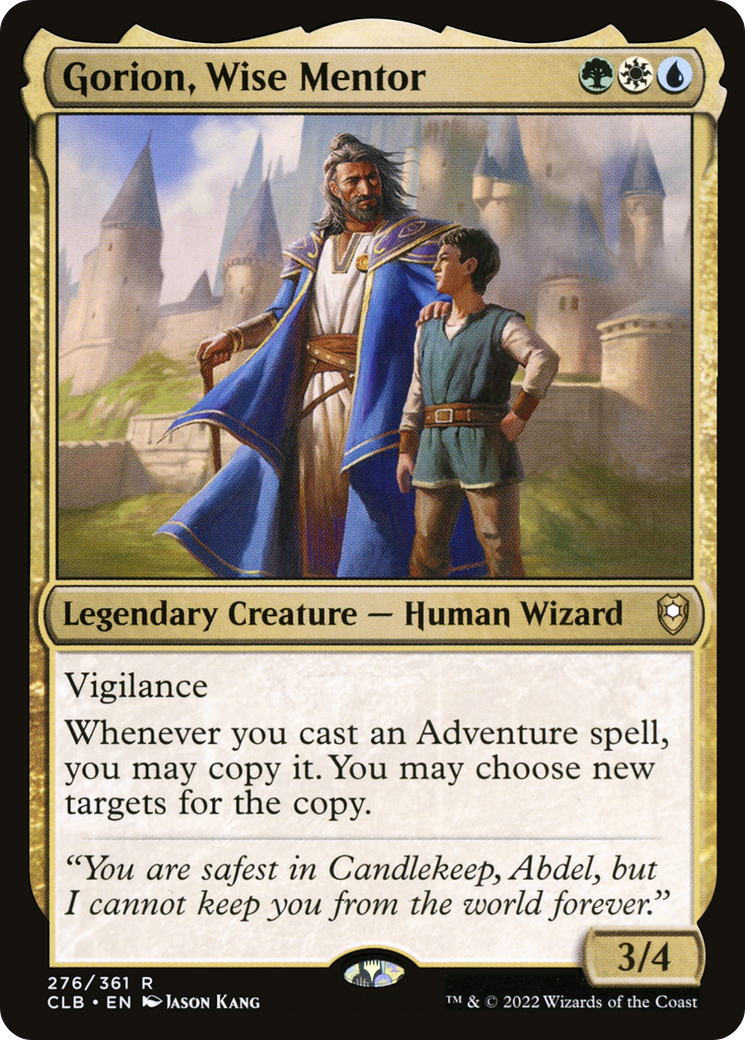 Gorion, Wise Mentor (CLB-276) [Commander Legends: Battle for Baldur's Gate] MTG Single Wizards of the Coast