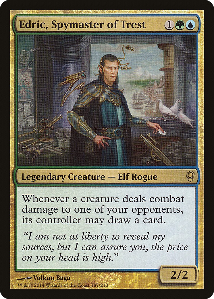 Edric, Spymaster of Trest (CNS-187) [Conspiracy] Foil MTG Single Wizards of the Coast