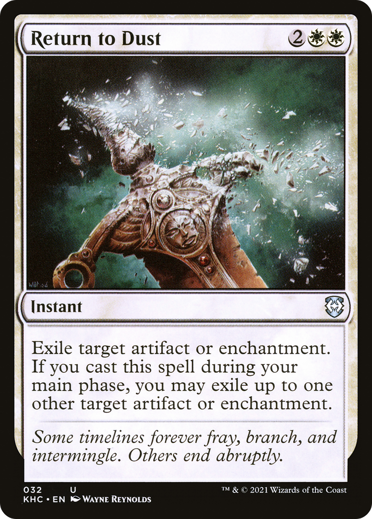Return to Dust (KHC-032) [Kaldheim Commander] MTG Single Wizards of the Coast