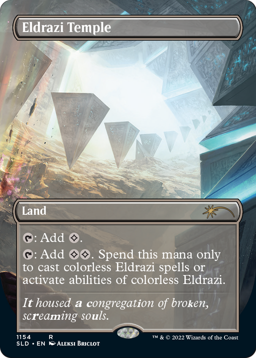 Eldrazi Temple (SLD-1154) [Secret Lair] Drop (Borderless) Foil MTG Single Wizards of the Coast
