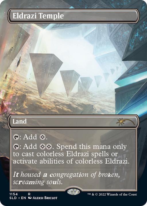 Eldrazi Temple (SLD-1154) [Secret Lair] Drop (Borderless) Foil MTG Single Wizards of the Coast