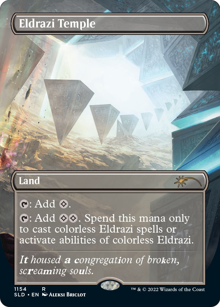 Eldrazi Temple (SLD-1154) [Secret Lair] Drop (Borderless) MTG Single Wizards of the Coast