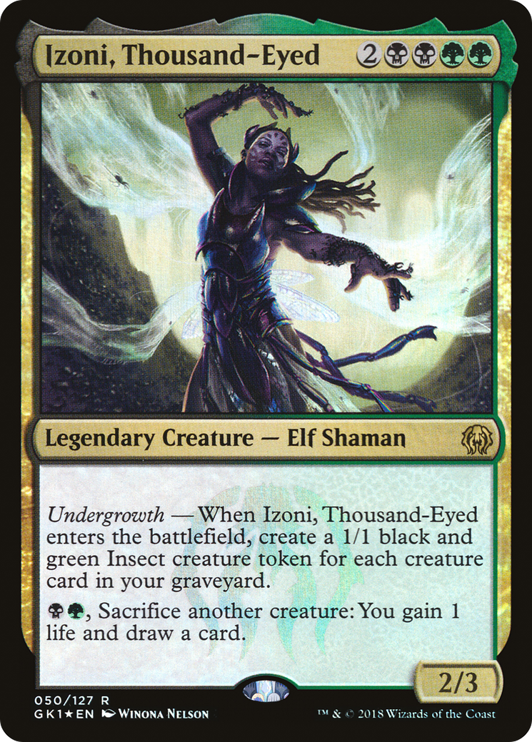 Izoni, Thousand-Eyed (GR1-050) [Misc] GRN Guild Kit Foil MTG Single Wizards of the Coast