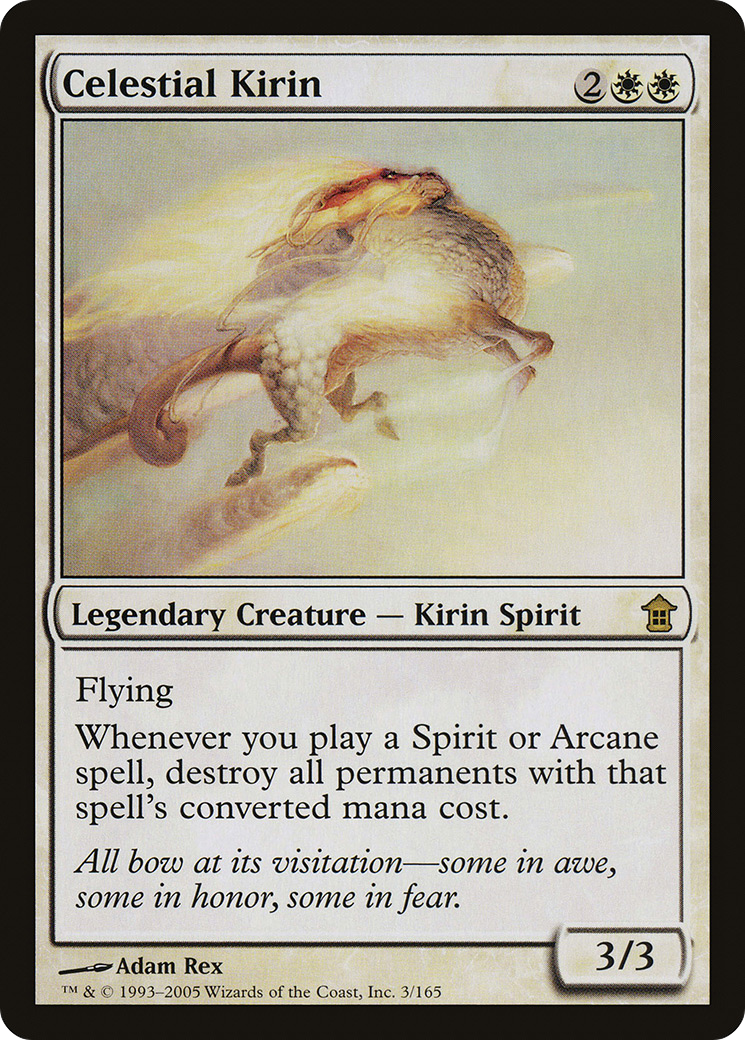 Celestial Kirin (SOK-003) [Saviors of Kamigawa] Foil MTG Single Wizards of the Coast