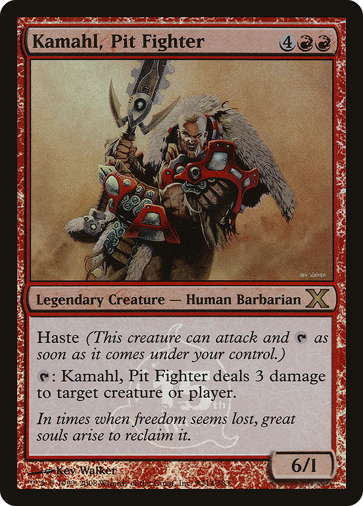 Kamahl, Pit Fighter (15th Anniversary) (UMP-214) [Misc] 15th Anniversary Cards Foil MTG Single Wizards of the Coast