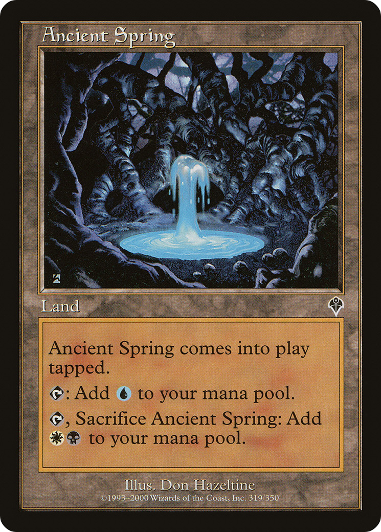 Ancient Spring (INV-319) [Invasion] Foil MTG Single Wizards of the Coast