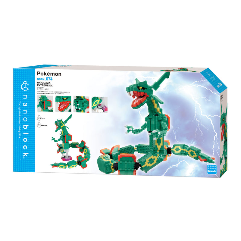 Nanoblock: Pokémon Rayquaza Extreme Deluxe Toys & Plushes nanoblock   