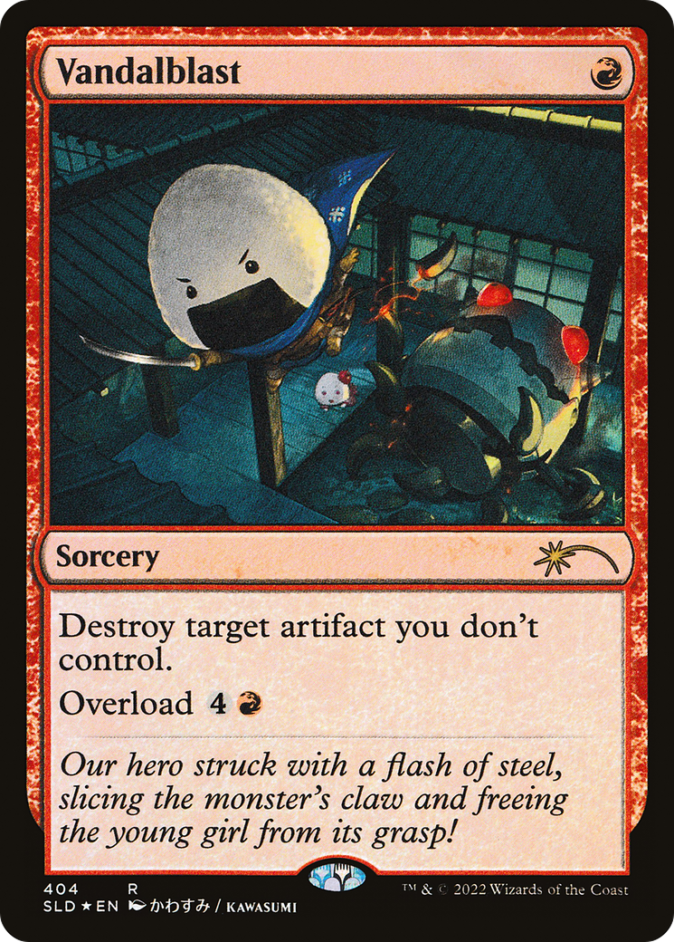 Vandalblast (404) (SLD-404) [Secret Lair] Drop Foil MTG Single Wizards of the Coast