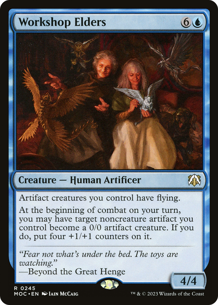 Workshop Elders (MOC-245) [March of the Machine Commander] MTG Single Wizards of the Coast