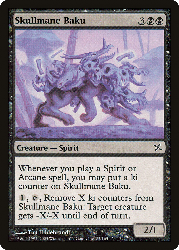 Skullmane Baku [Betrayers of Kamigawa] MTG Single Magic: The Gathering