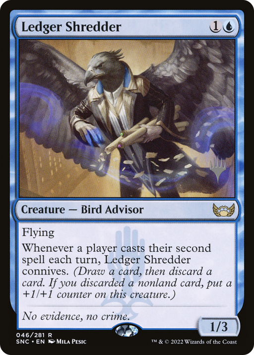 Ledger Shredder (PPSNC-046) [Streets of New Capenna Promos] Foil MTG Single Wizards of the Coast