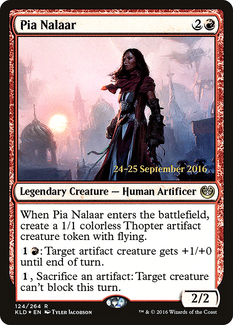 Pia Nalaar (PRE-124) [Kaladesh Promos] Foil MTG Single Wizards of the Coast