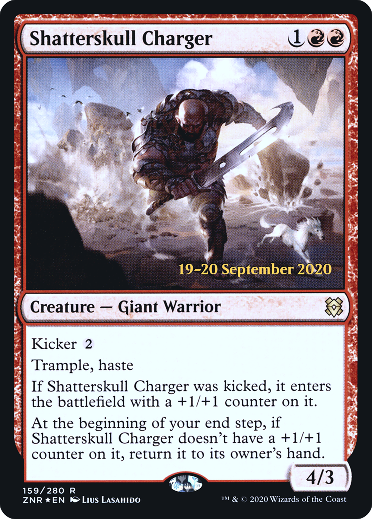 Shatterskull Charger (PRE-159) [Zendikar Rising Promos] Foil MTG Single Wizards of the Coast