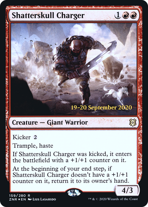Shatterskull Charger (PRE-159) [Zendikar Rising Promos] Foil MTG Single Wizards of the Coast