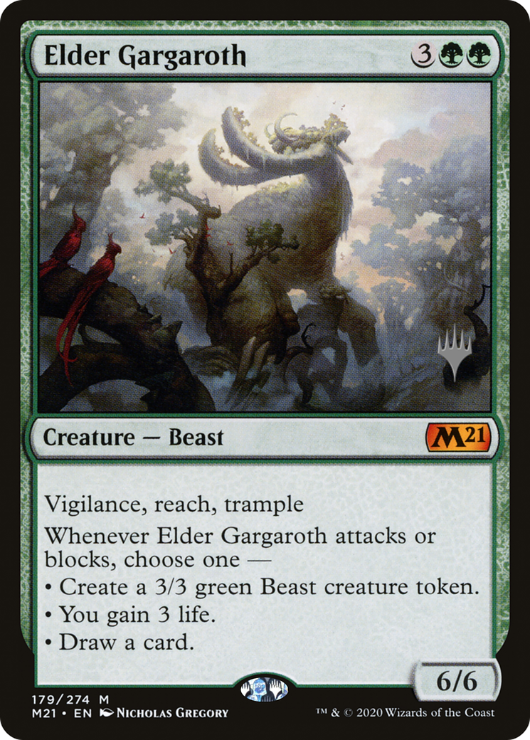 Elder Gargaroth (PPM21-179P) [Core Set 2021 Promos] MTG Single Wizards of the Coast