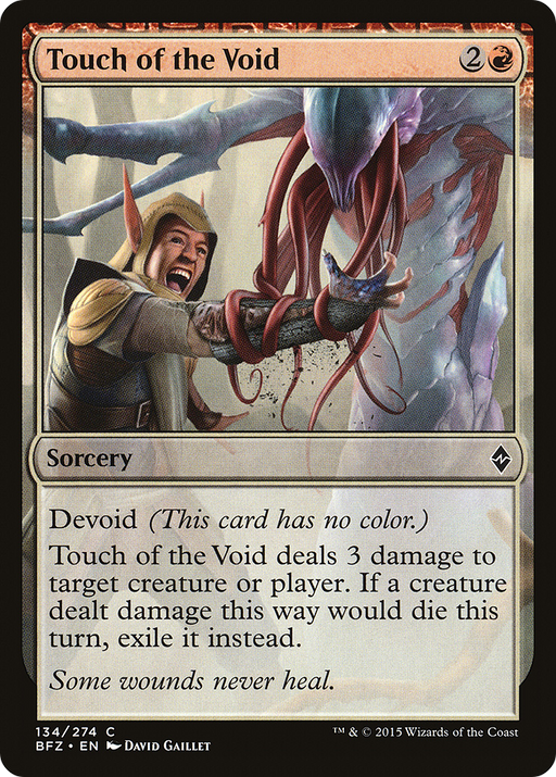 Touch of the Void (BFZ-134) [Battle for Zendikar] MTG Single Wizards of the Coast