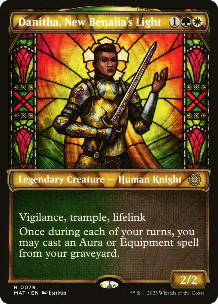 Danitha, New Benalia's Light (MAT-079) [March of the Machine: The Aftermath] (Showcase) Foil MTG Single Wizards of the Coast