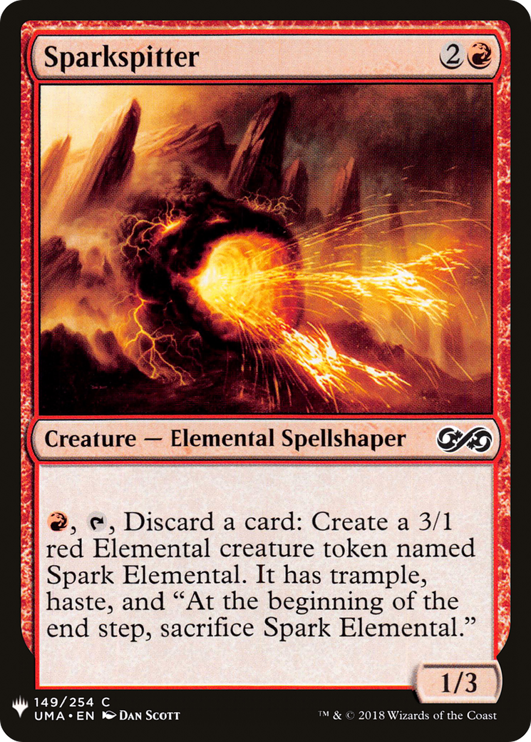 Sparkspitter (LIST-UMA-149) [Mystery Booster] The List MTG Single Wizards of the Coast