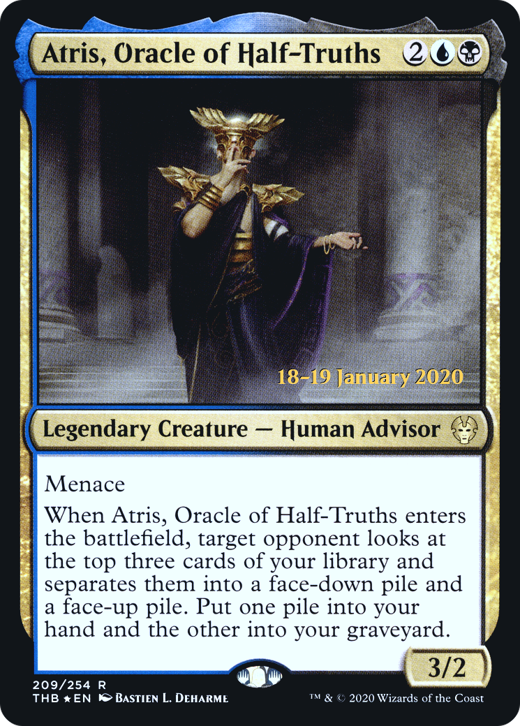 Atris, Oracle of Half-Truths (PRE-209) [Theros Beyond Death Promos] Foil MTG Single Wizards of the Coast