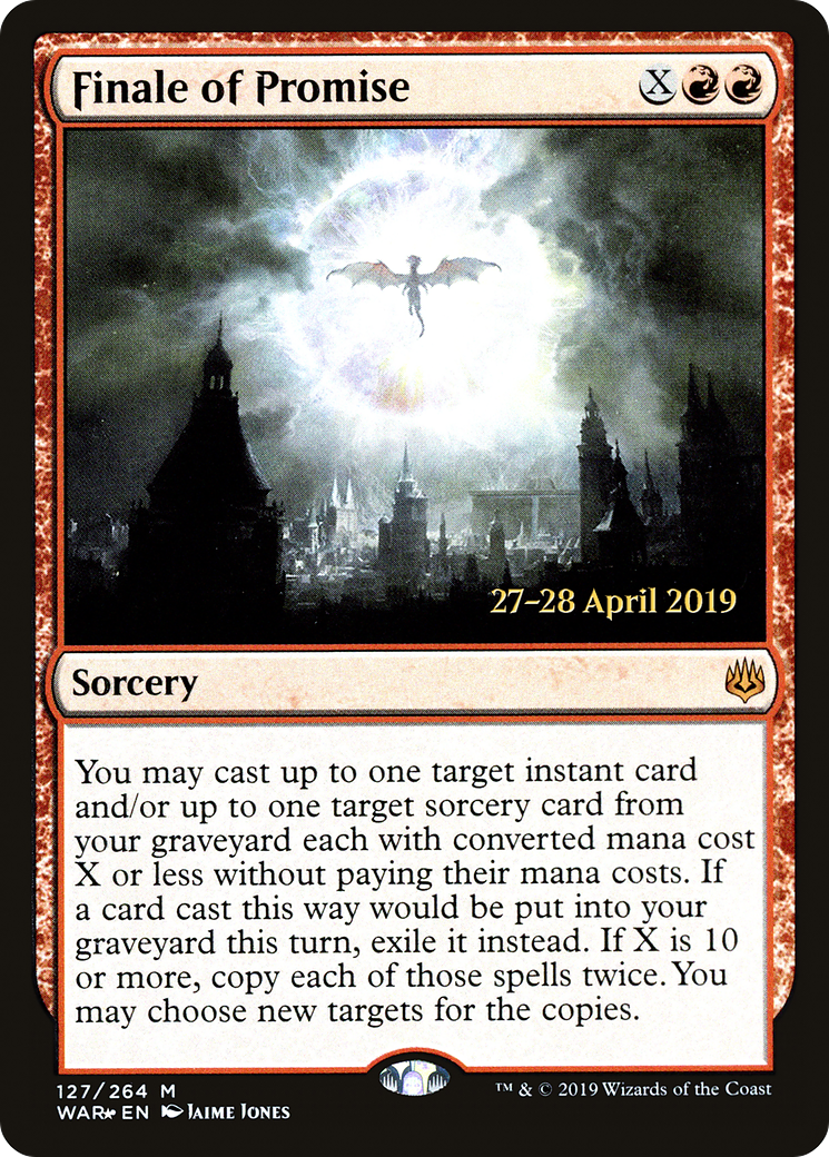 Finale of Promise (PRE-127) [War of the Spark Promos] Foil MTG Single Wizards of the Coast