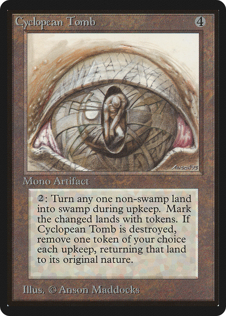 Cyclopean Tomb (LEB-241) [Limited Edition Beta] MTG Single Wizards of the Coast