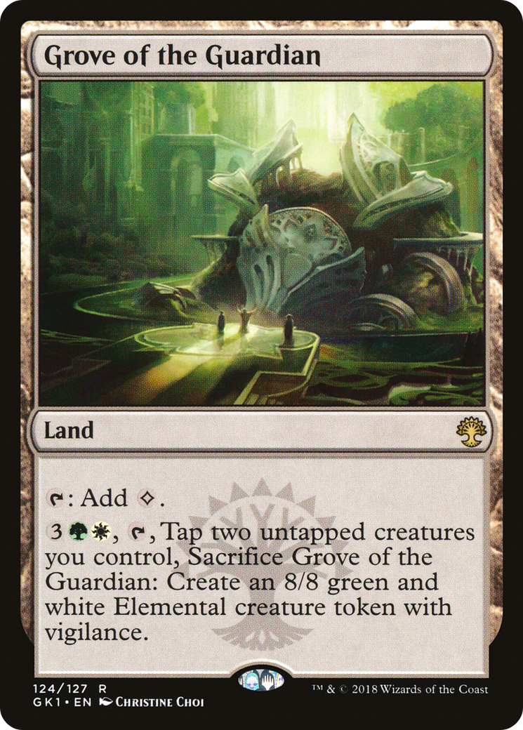 Grove of the Guardian (GR1-124) [Misc] GRN Guild Kit MTG Single Wizards of the Coast