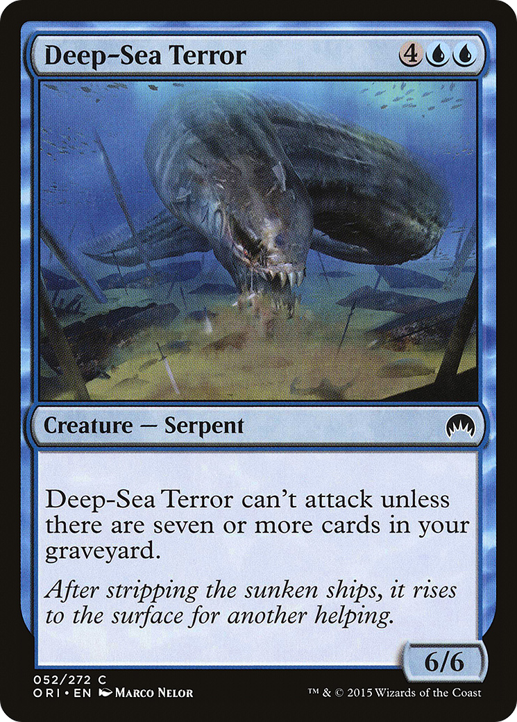 Deep-Sea Terror (ORI-052) [Magic Origins] MTG Single Wizards of the Coast