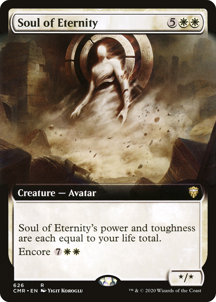 Soul of Eternity (CMR-626) [Commander Legends] (Extended Art) MTG Single Wizards of the Coast