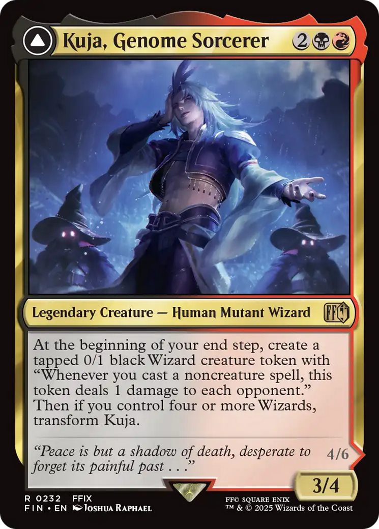 Kuja, Genome Sorcerer // Trance Kuja, Fate Defied (FIN-232) [FINAL FANTASY] MTG Single Wizards of the Coast