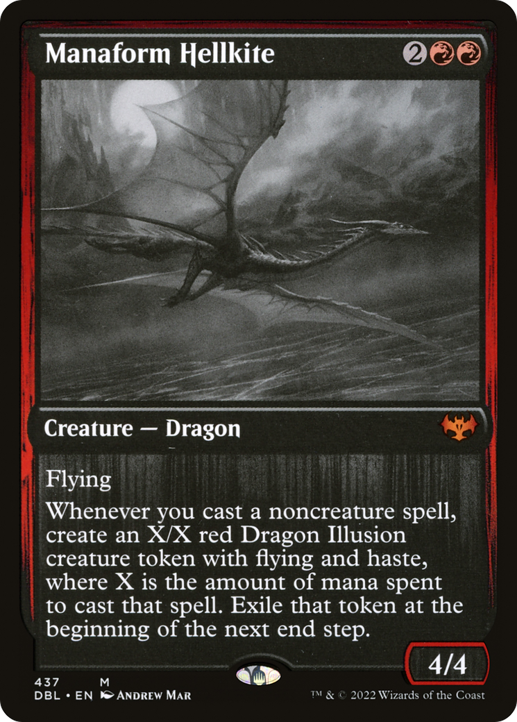 Manaform Hellkite (DBL-437) [Innistrad: Double Feature] MTG Single Wizards of the Coast