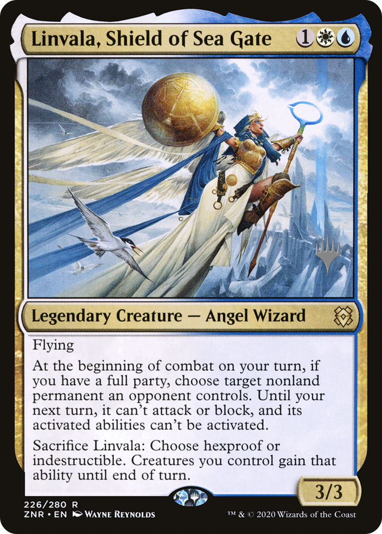 Linvala, Shield of Sea Gate (PPZNR-226P) [Zendikar Rising Promos] MTG Single Wizards of the Coast