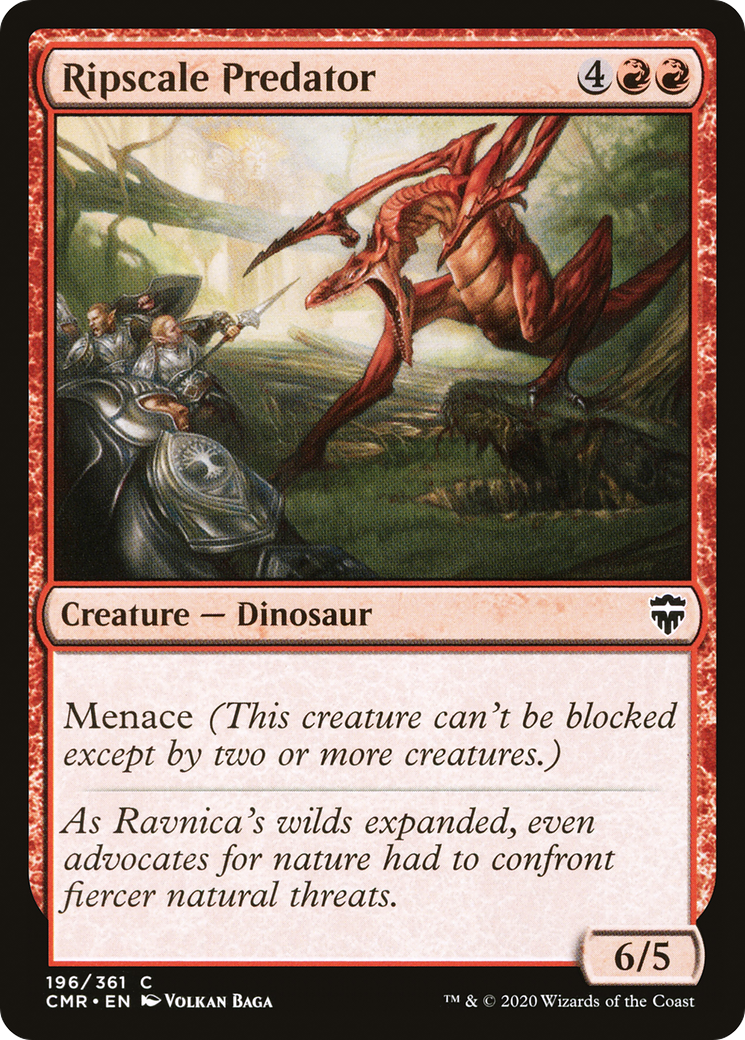 Ripscale Predator (CMR-196) [Commander Legends] Foil MTG Single Wizards of the Coast