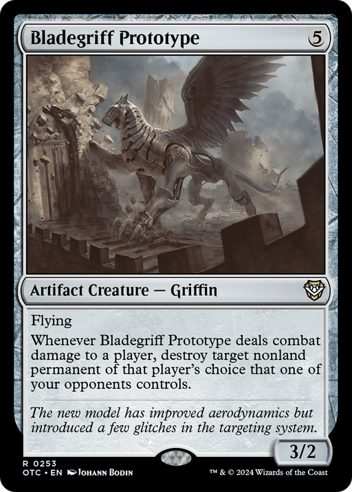Bladegriff Prototype (OTC-253) [Outlaws of Thunder Junction Commander] MTG Single Wizards of the Coast