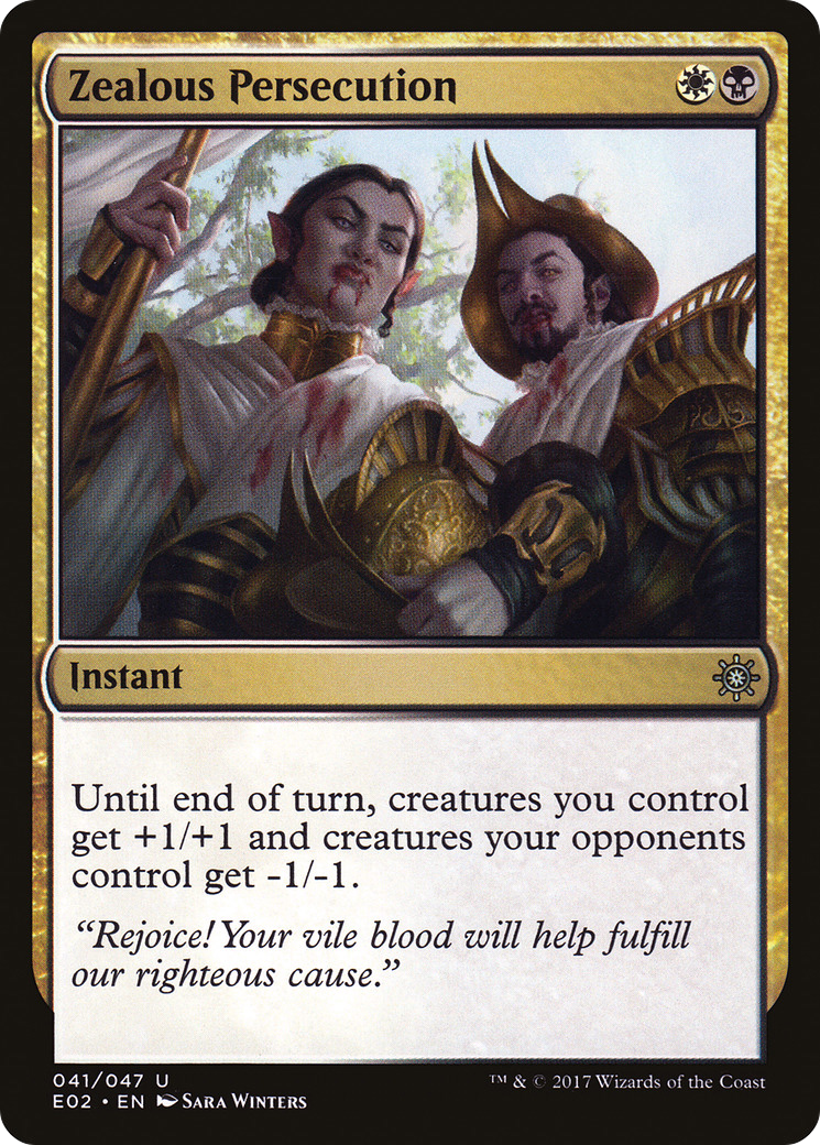 Zealous Persecution (E02-041) [Misc] Explorers of Ixalan MTG Single Wizards of the Coast