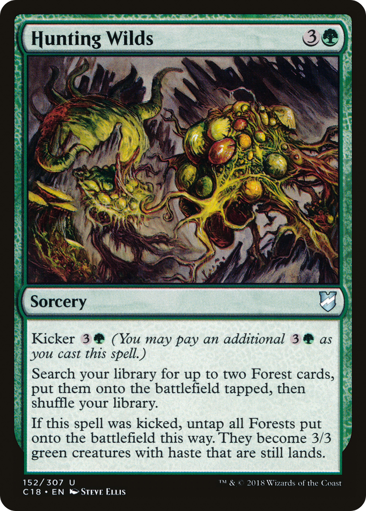 Hunting Wilds (C18-152) [Commander 2018] MTG Single Wizards of the Coast