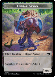 Eldrazi Spawn // Satyr Double-Sided Token [Tokens] Commander Masters Tokens MTG Single Magic: The Gathering