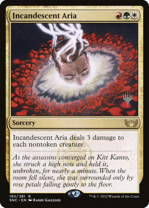 Incandescent Aria (PPSNC-192P) [Streets of New Capenna Promos] Foil MTG Single Wizards of the Coast