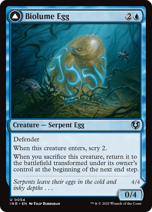 Biolume Egg (INR-054) [Innistrad Remastered] Foil MTG Single Wizards of the Coast