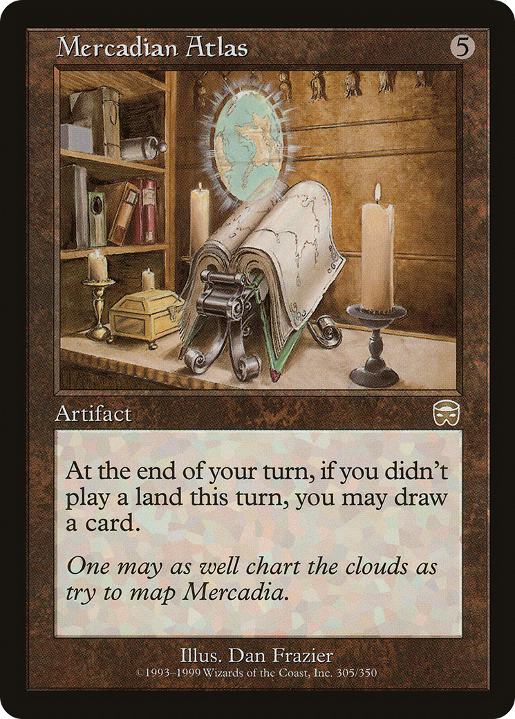 Mercadian Atlas (MMQ-305) [Mercadian Masques] Foil MTG Single Wizards of the Coast