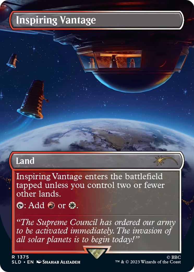 Inspiring Vantage (1375) (SLD-1375) [Secret Lair] Drop (Borderless) MTG Single Wizards of the Coast