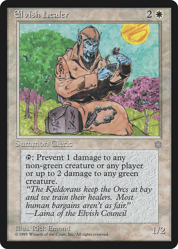 Elvish Healer (ICE-) [Ice Age] MTG Single Wizards of the Coast