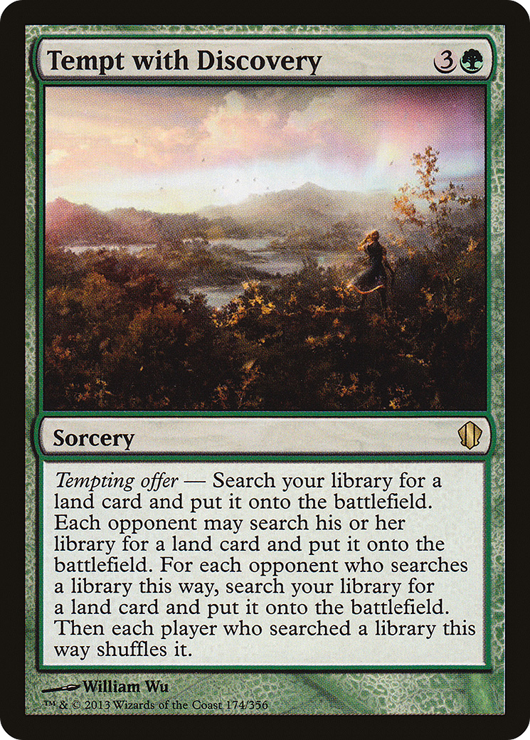 Tempt with Discovery (C13-174) [Commander 2013] MTG Single Wizards of the Coast