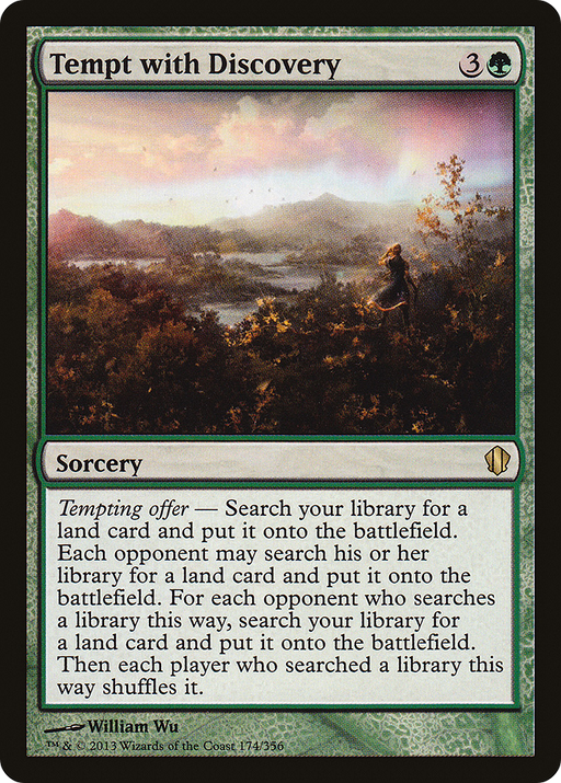Tempt with Discovery (C13-174) [Commander 2013] MTG Single Wizards of the Coast