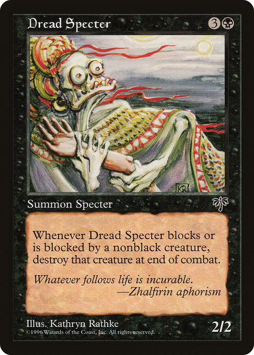 Dread Specter (MIR-119) [Mirage] MTG Single Wizards of the Coast