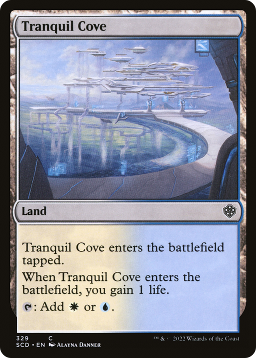 Tranquil Cove (SCD-329) [Starter Commander Decks] MTG Single Wizards of the Coast