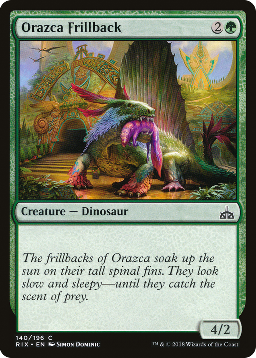 Orazca Frillback (RIX-140) [Rivals of Ixalan] MTG Single Wizards of the Coast