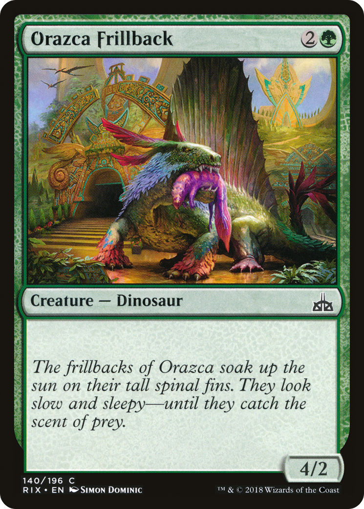 Orazca Frillback (RIX-140) [Rivals of Ixalan] Foil MTG Single Wizards of the Coast