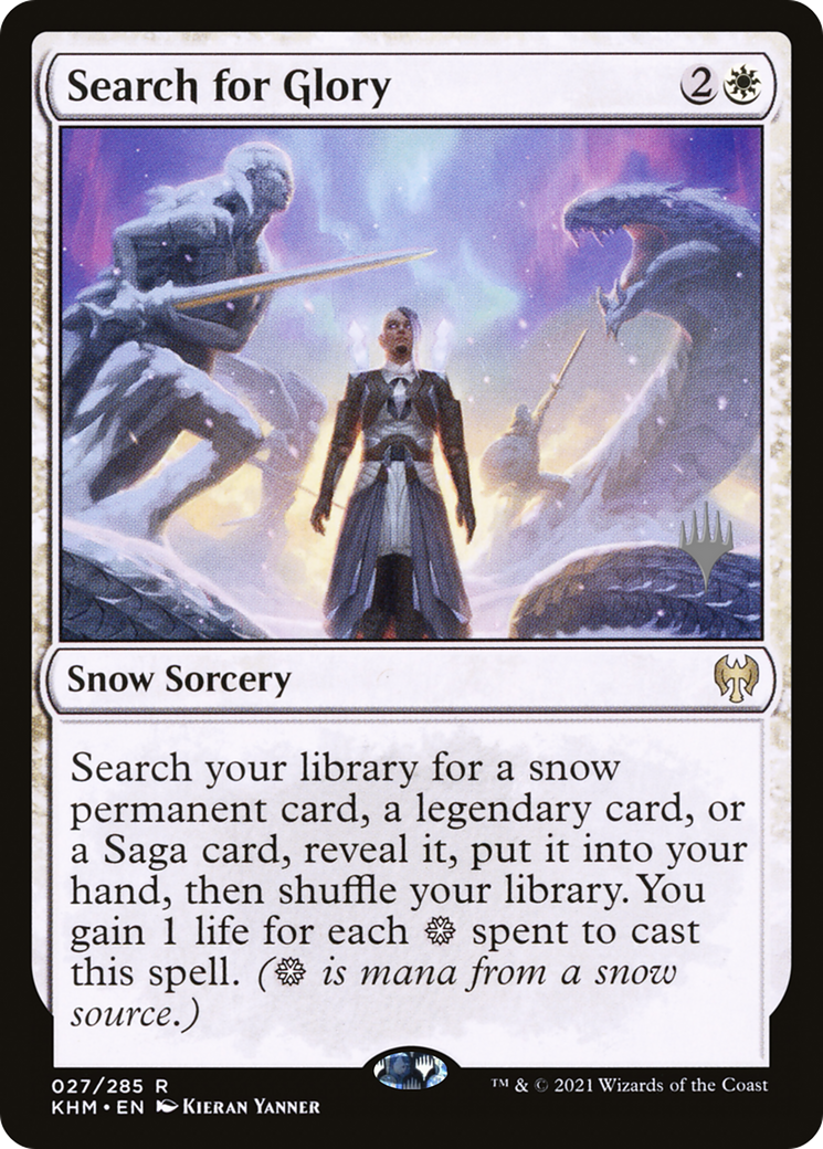 Search for Glory (PPKHM-027) [Kaldheim Promos] MTG Single Wizards of the Coast
