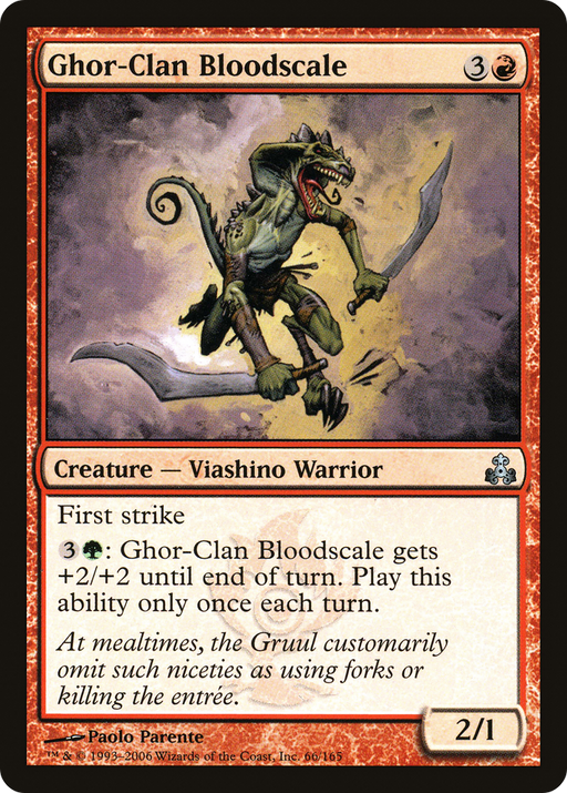 Ghor-Clan Bloodscale (GPT-066) [Guildpact] Foil MTG Single Wizards of the Coast