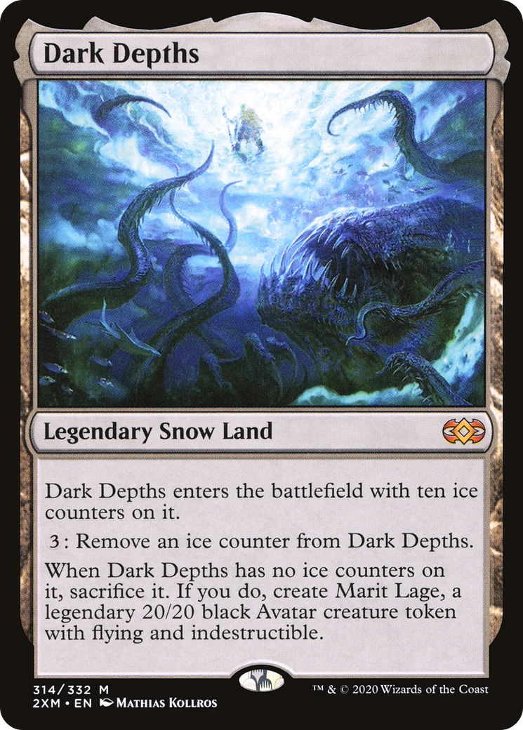 Dark Depths (2XM-314) [Double Masters] Foil MTG Single Wizards of the Coast